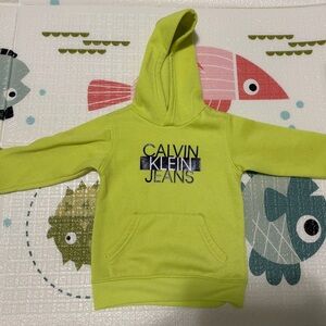 Calvin Klein Jeans Vibrant Green Kids Hoodie